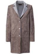Stouls Contrast Lapel Coat