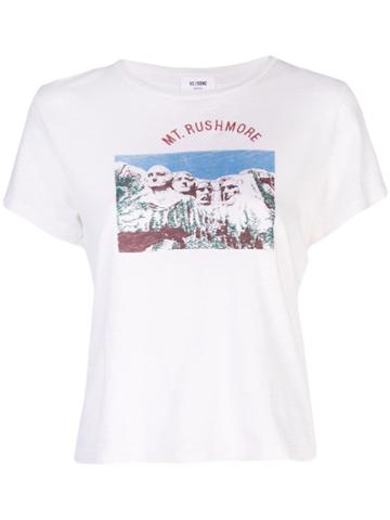 Re/done Mt. Rushmore T-shirt - White