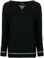 Lorena Antoniazzi Round Neck Jumper - Black