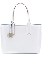 Emporio Armani Front Logo Tote Bag - White