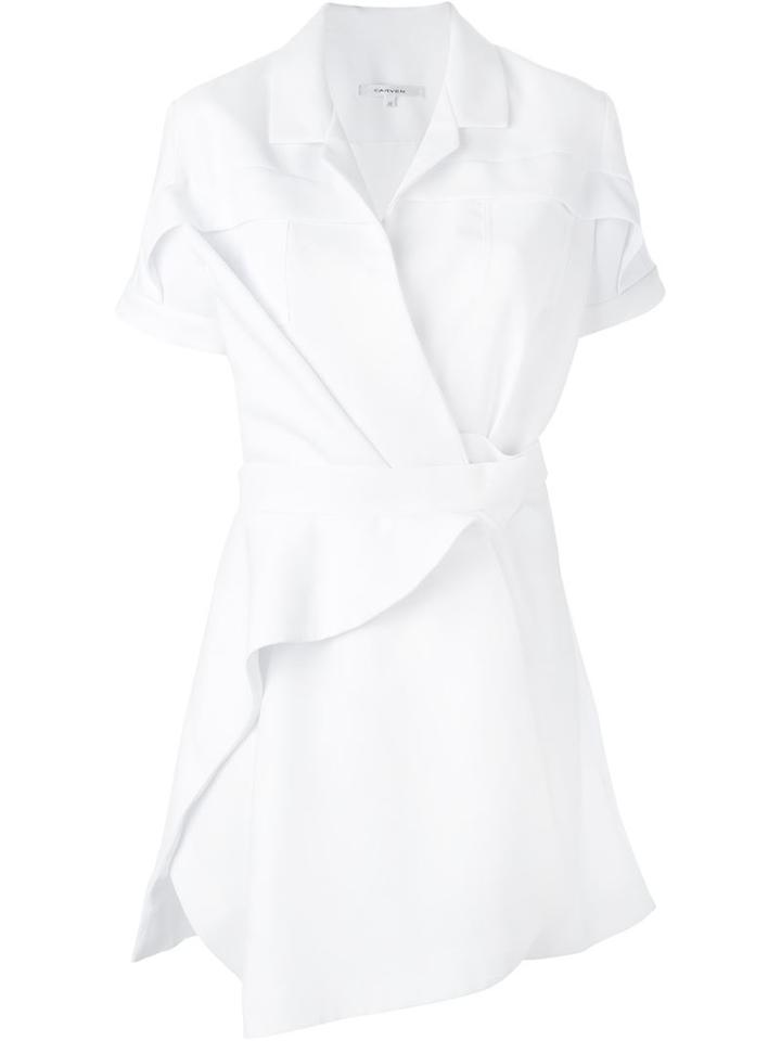 Carven Ruffled Wrap Dress