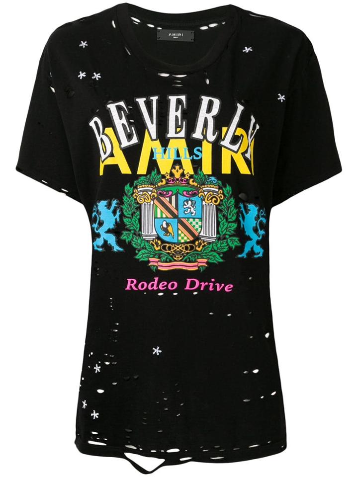 Amiri Beverly Hills Print T-shirt - Black