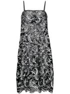 Ashish Sequin Embellished Dress - Black