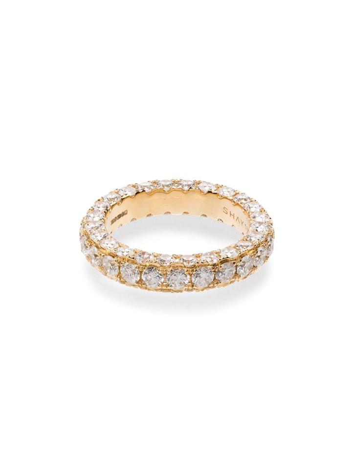 Shay 18kt Yellow Gold White Diamond Eternity Ring