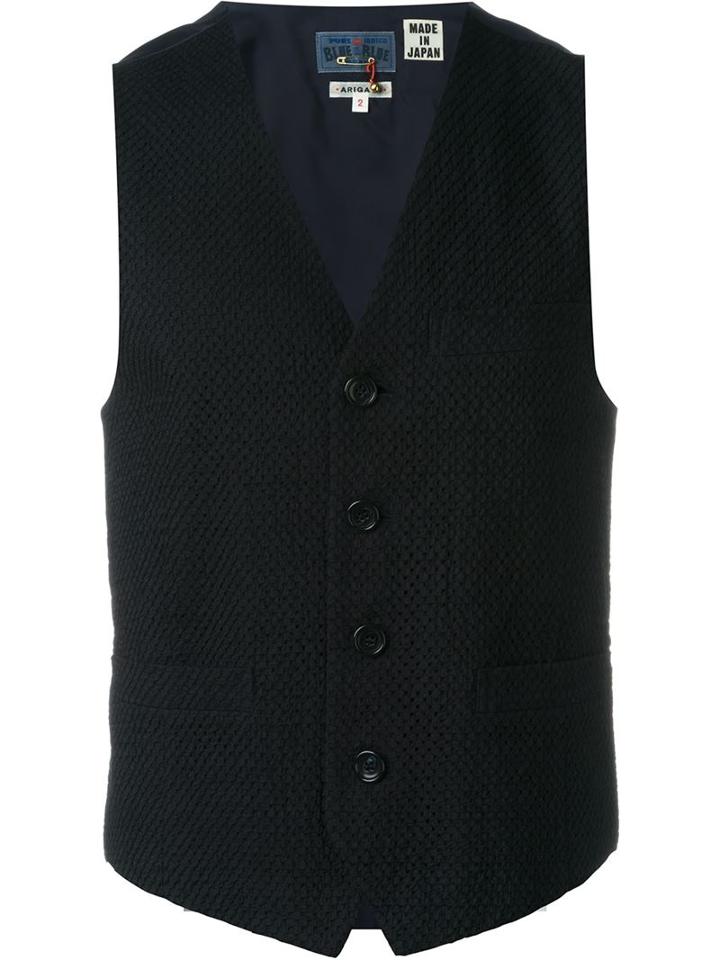 Blue Blue Japan Knitted Waistcoat