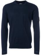 Stone Island Shadow Project Crew Neck Sweater - Blue