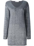 Jil Sander Long Fit Jumper, Women's, Size: 38, Grey, Polyamide/polyester/virgin Wool