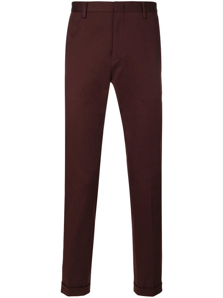 Paul Smith - Classic Fit Chino Trousers - Men - Cotton/spandex/elastane - 34, Pink/purple, Cotton/spandex/elastane