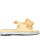 No21 Knotted Detail Espadrilles - Yellow & Orange