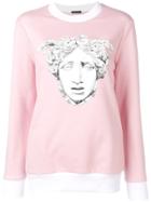 Versace Medusa Head Print Sweatshirt - Pink
