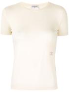 Chanel Pre-owned Knitted Short-sleeved T-shirt - Yellow
