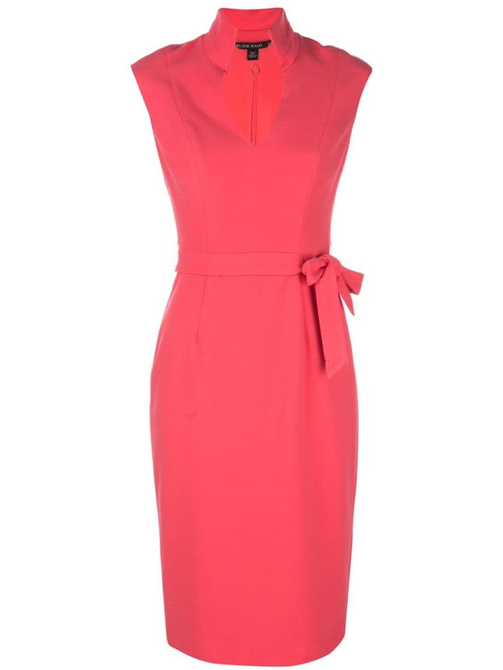 Black Halo Side Fastening Dress - Pink