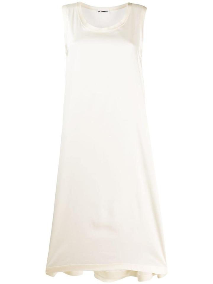 Jil Sander Sleeveless Jersey Dress - Neutrals