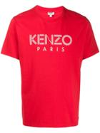 Kenzo Logo Printed T-shirt - Red