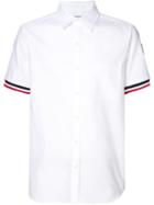 Moncler Gamme Bleu Logo Polo Shirt, Men's, Size: 1, White, Cotton