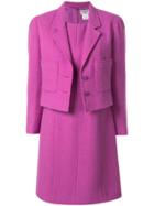 Chanel Vintage Cc Setup Suit - Purple
