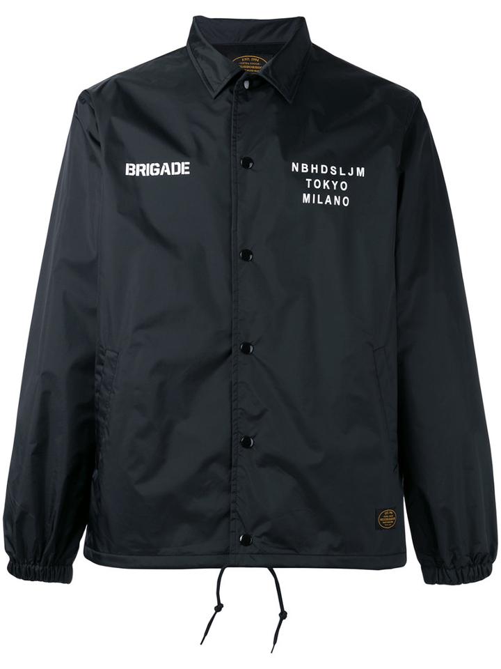 Neighborhood - Metallic Jacket - Men - Nylon/polyester - Xl, Black, Nylon/polyester