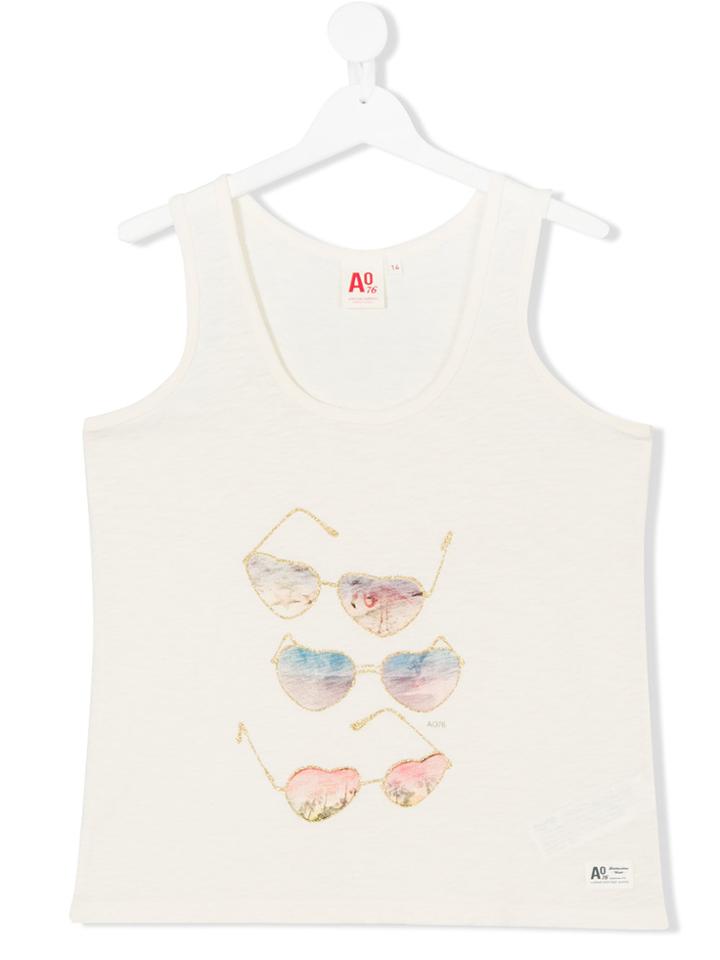 American Outfitters Kids Sunglasses Print Vest Top - Nude & Neutrals