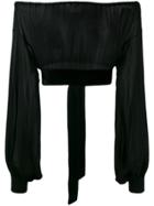 Saint Laurent Off-the-shoulder Blouse - Black