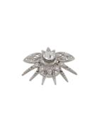Paco Rabanne Crystal Statement Ring - Silver