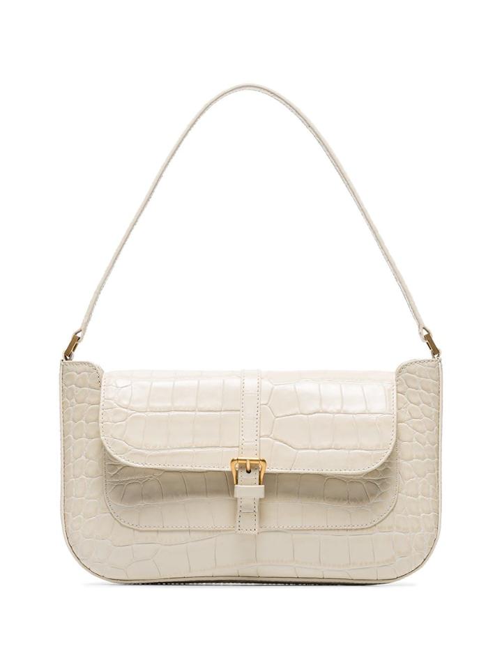 By Far White Miranda Shoulder Bag - Neutrals
