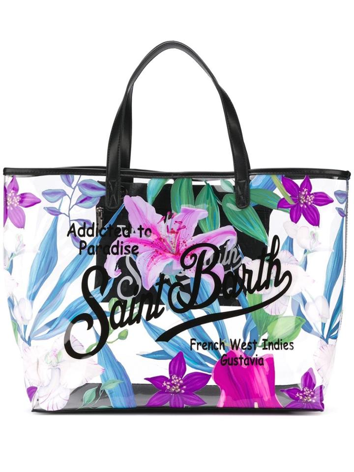 Mc2 Saint Barth Tropical Vibes Printed Tote - Neutrals