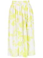 Cruise Midi Lagoa Azul Skirt - White
