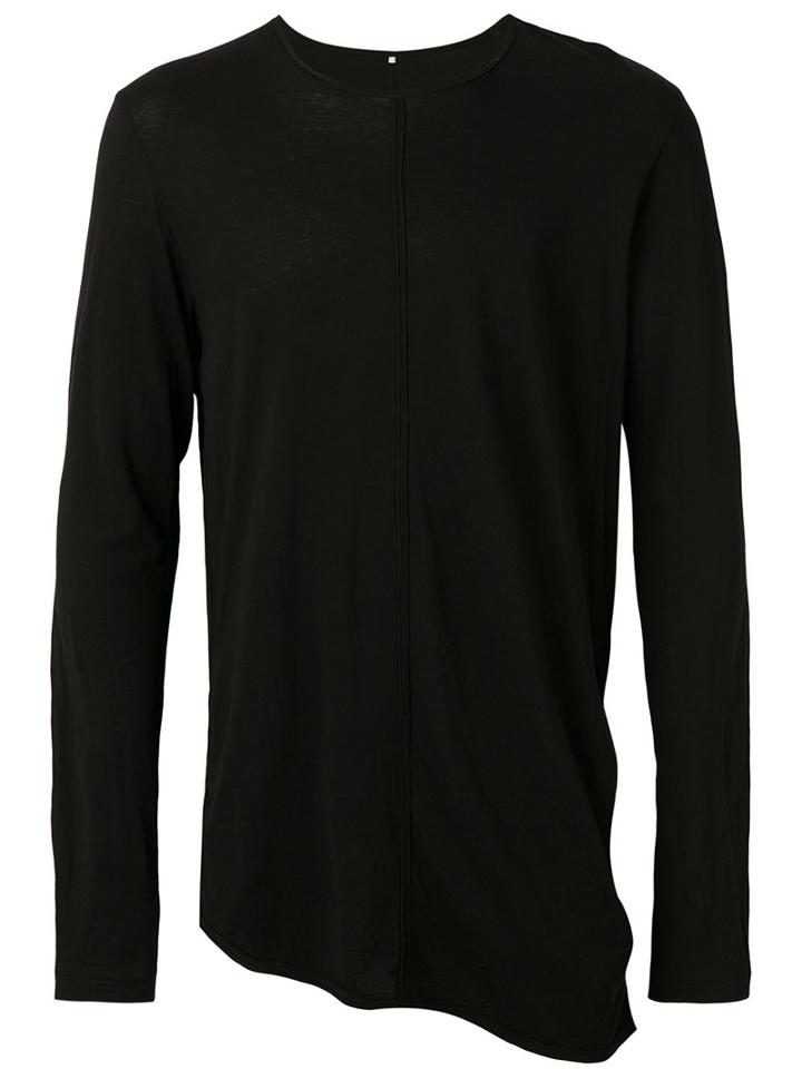 Ziggy Chen - Panelled Sweater - Men - Cotton - 52, Black, Cotton