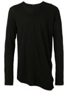 Ziggy Chen - Panelled Sweater - Men - Cotton - 52, Black, Cotton