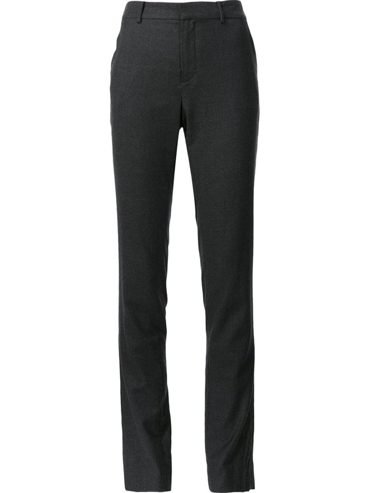 Ralph Lauren Slim Fit Trousers, Women's, Size: 8, Grey, Wool