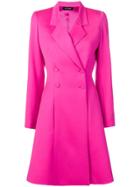 Styland Midi Buttoned Coat - Pink