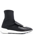 Sergio Rossi Sr1 Sneaker Boots - Black