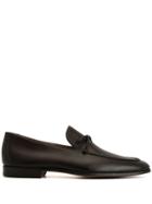 Magnanni Plait Trim Loafers - Brown