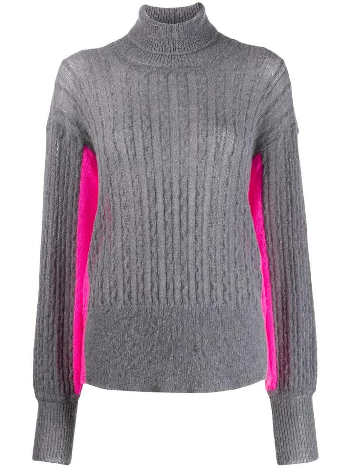 Maison Flaneur Colour Block Jumper - Grey