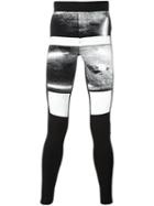 Julius Printed Leggings, Men's, Size: 2, Black, Cotton/polyurethane