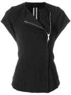 Rick Owens Fitted Zipped Blouse - Black