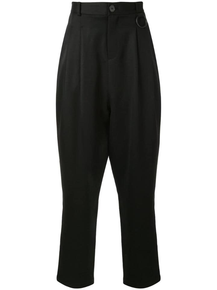 Necessity Sense Dan Wide Leg Trousers - Black