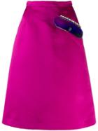 Christopher Kane Crystal Gel Skirt - Pink