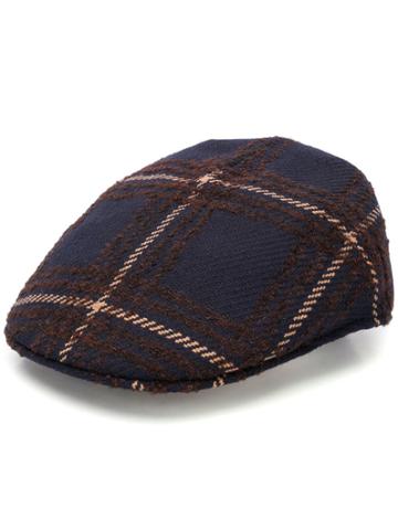 Tagliatore Phil Flat Cap - Blue