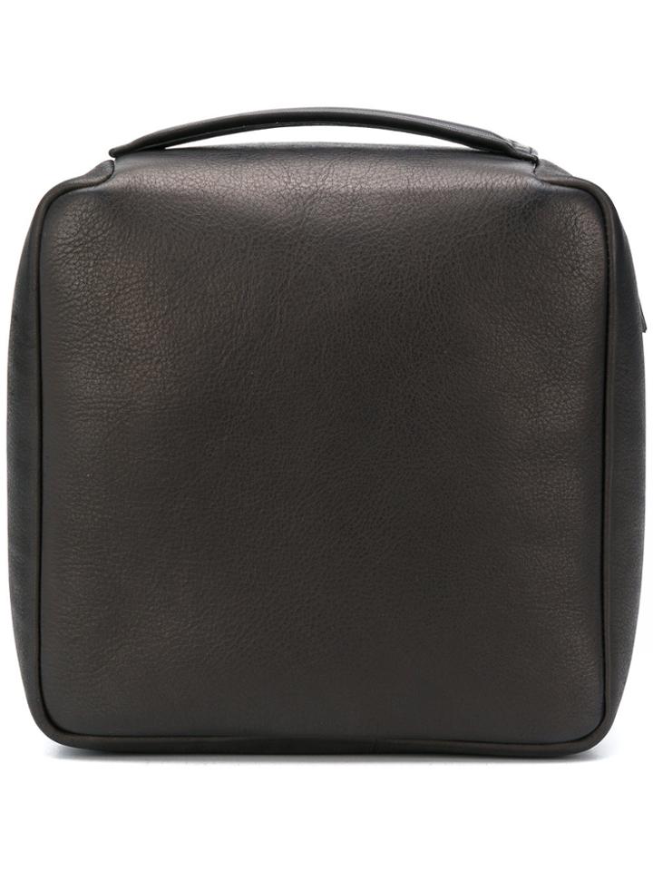 Rick Owens Box Wash Bag - Black