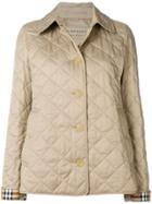 Burberry Diamond Quilted Jacket - Neutrals