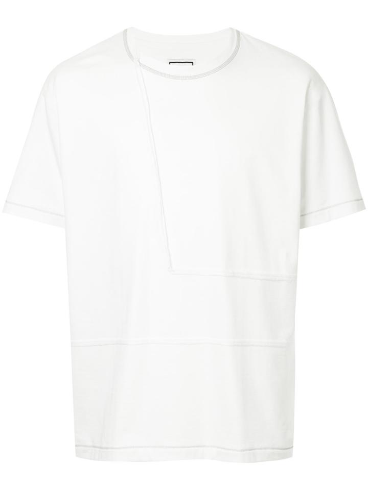 Wooyoungmi Stitch Detailed T-shirt - White