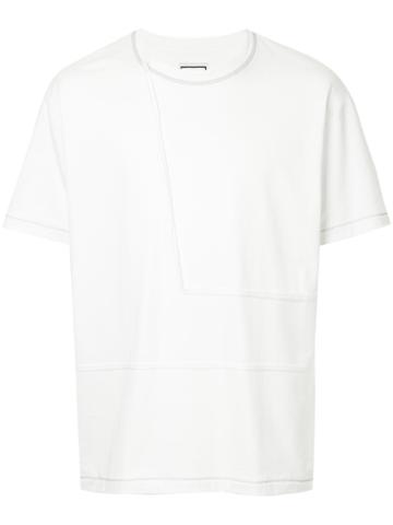 Wooyoungmi Stitch Detailed T-shirt - White