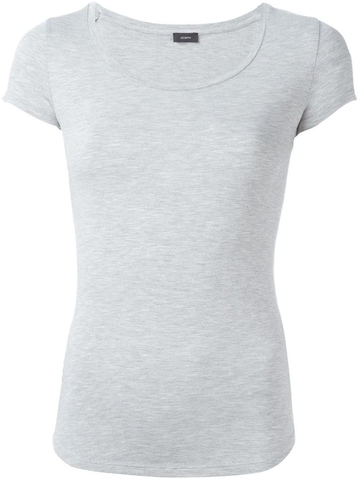 Joseph Jersey T-shirt, Women's, Size: Medium, Grey, Viscose/spandex/elastane