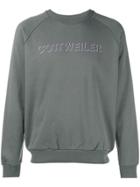Cottweiler Logo Print Jersey Sweater - Grey