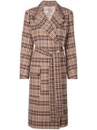 Baum Und Pferdgarten Diedra Mandarin Check Coat - Brown