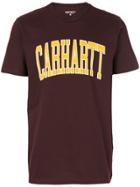 Carhartt Logo Print T-shirt - Pink & Purple