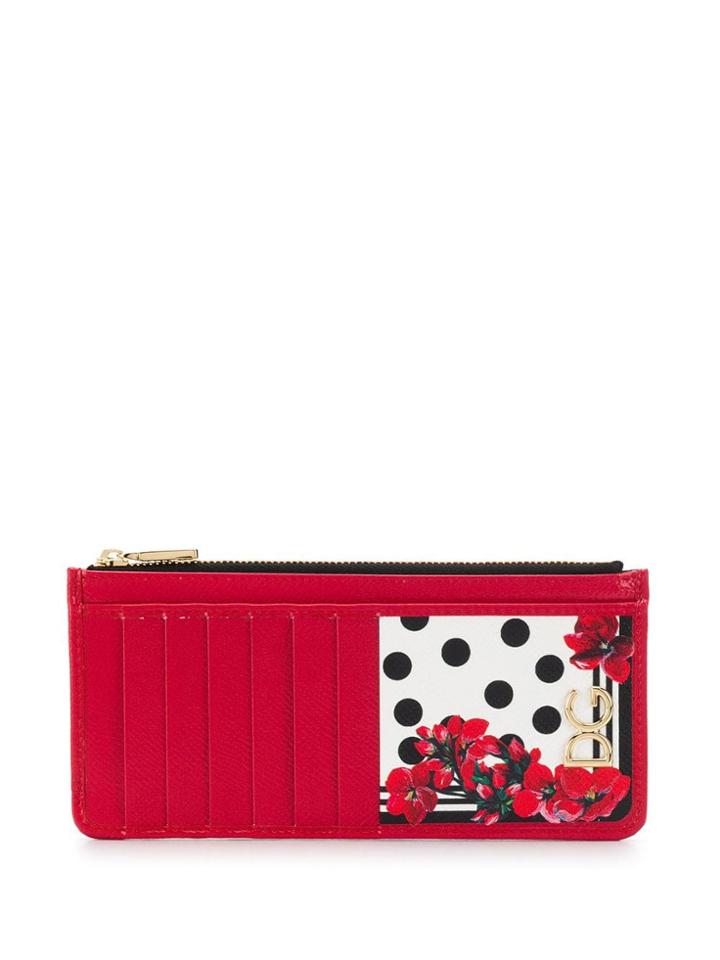 Dolce & Gabbana Polka Dot Purse - Red