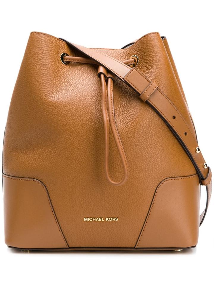 Michael Kors Cary Bucket Bag - Brown