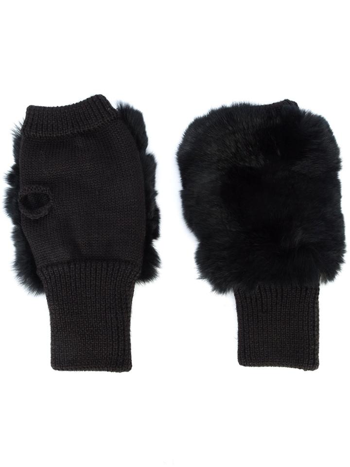 Jocelyn Rex Mittens - Black